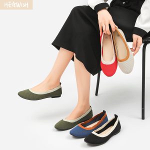 Women's Floral Collar Flats