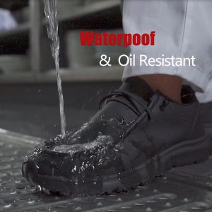 Non Slip Waterproof Shoes for Men Women丨Oil Resistant Slip On Work Loafers