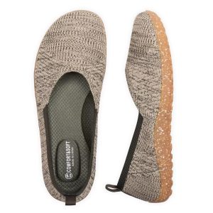 Womens Flat Shoes Wide Toe Box Knitted Flats Comfort Wide Width Walking Flats