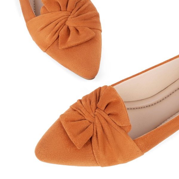 Women's Flats Dressy Pointed Toe Comfortable Bowknot Ballet Flats Shoes