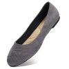 Women's Ballet Flats Shoes, Round Toe Comfort Light Weight Slip-On Dress Shoes