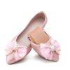 Womens Foldable Ballet Flats Bling Rhinestone Pointed Toe Comfort Slip On Walk Work Loafers Bridal Dress Shoes