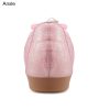 Womens Foldable Ballet Flats Bling Rhinestone Pointed Toe Comfort Slip On Walk Work Loafers Bridal Dress Shoes