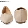 Womens Pointed Toe Black Ballet Flats Comfortable Casual Dress Flats for Women Elegant Memory Foam Flats with Party Wedding