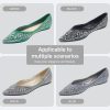 Women's Flats Comfortable Pointed Rhinestone Ballet Flats Soft Memory Foam Insole for Women Sparkle Elegant Dress Shoes