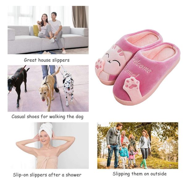 Women's & Men's Comfort Memory Foam Slippers Breathable Fuzzy Slip on Clog House Shoes w/Indoor Outdoor Anti-Skid Sole