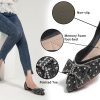 Flats Shoes Women Rhinestone Wedding Flats Comfort Pointed Toe Ballet Flat Shoe Low Heel Dress Shoes Sparkly Flats for Women