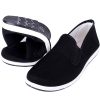 Kung Fu Tai Chi Martial Arts Shoes Rubber Sole Unisex Canvas Anti-Slip Fashion Qigong Trainerss Black