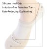 Seamless No Show Socks Wide Toe Box For Health Bunion Unisex Size S to L Cotton Cushion Footies