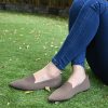 Pointed Toe Flats for Women Knit Ballet Flats Dress Shoes Comfortable Slip on Women Flats for Dressy Casual Office Work Foldable