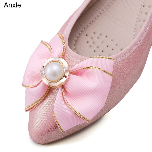 Womens Foldable Ballet Flats Bling Rhinestone Pointed Toe Comfort Slip On Walk Work Loafers Bridal Dress Shoes