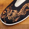 Chinese Slip Ons Shoes Traditional Old Beijing Shoes Kung Fu Tai Chi Cloth Shoes Unisex