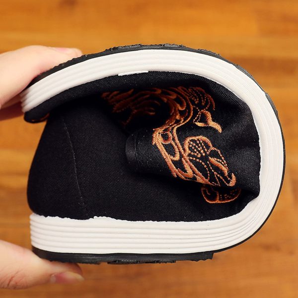 Chinese Slip Ons Shoes Traditional Old Beijing Shoes Kung Fu Tai Chi Cloth Shoes Unisex