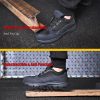 Waterproof Steel Toe Shoes for Men Comfy Lightweight Non Slip Safety Work Sneakers 6-Month Warranty