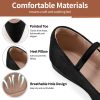 Ballet Flats Shoes for Women: Black 8 Dressy Comfortable Wedding Flat - Ladies Dress Casual Walking Shoe
