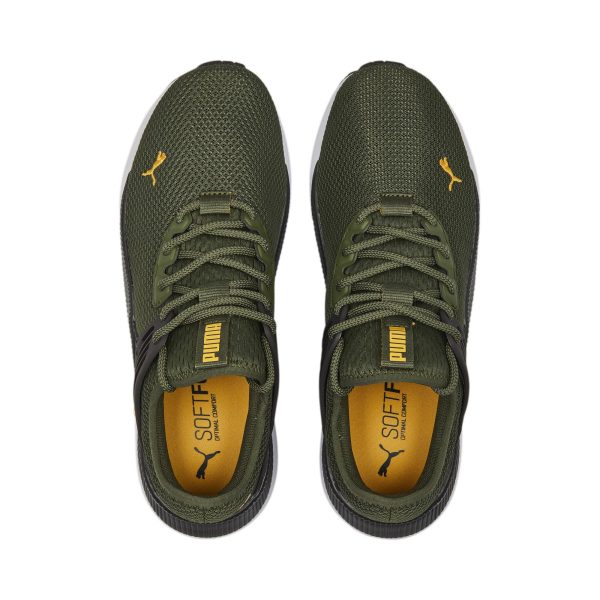 Men's Pacer Future Trainers, Green Moss Flat Dark Grey Orange Glo, 6.5 Men