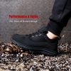 Waterproof Steel Toe Shoes for Men Comfy Lightweight Non Slip Safety Work Sneakers 6-Month Warranty