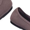 Women's Ballet Flats Round Toe Walking Flats Slip On Work Shoes Knitted Flats Shoes for Woman Soft Lightweight