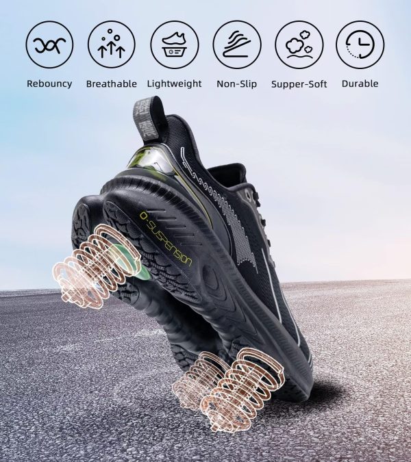 Men's Max Cushioned Walking Shoes with Air Cushion - Plantar Fasciitis Pain Relief