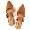 Mules for Women Adjustable Strap Pointed Toe Backless Loafer Shoes…
