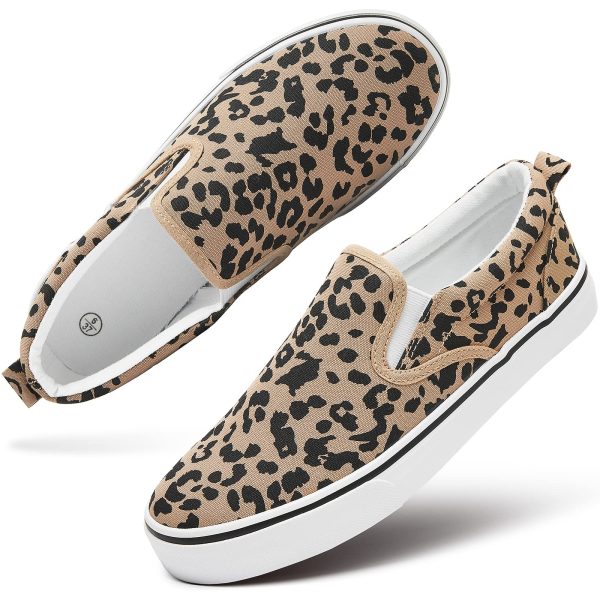 Women's Slip on Shoes Canvas Sneakers Loafers Non Slip Shoes Low Top Casual Shoes
