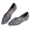 Flats Shoes Women Rhinestone Pointed Head Ballet Flats Comfortable Soft Memory Foam Insole Flat Shoes for Women Comfortable